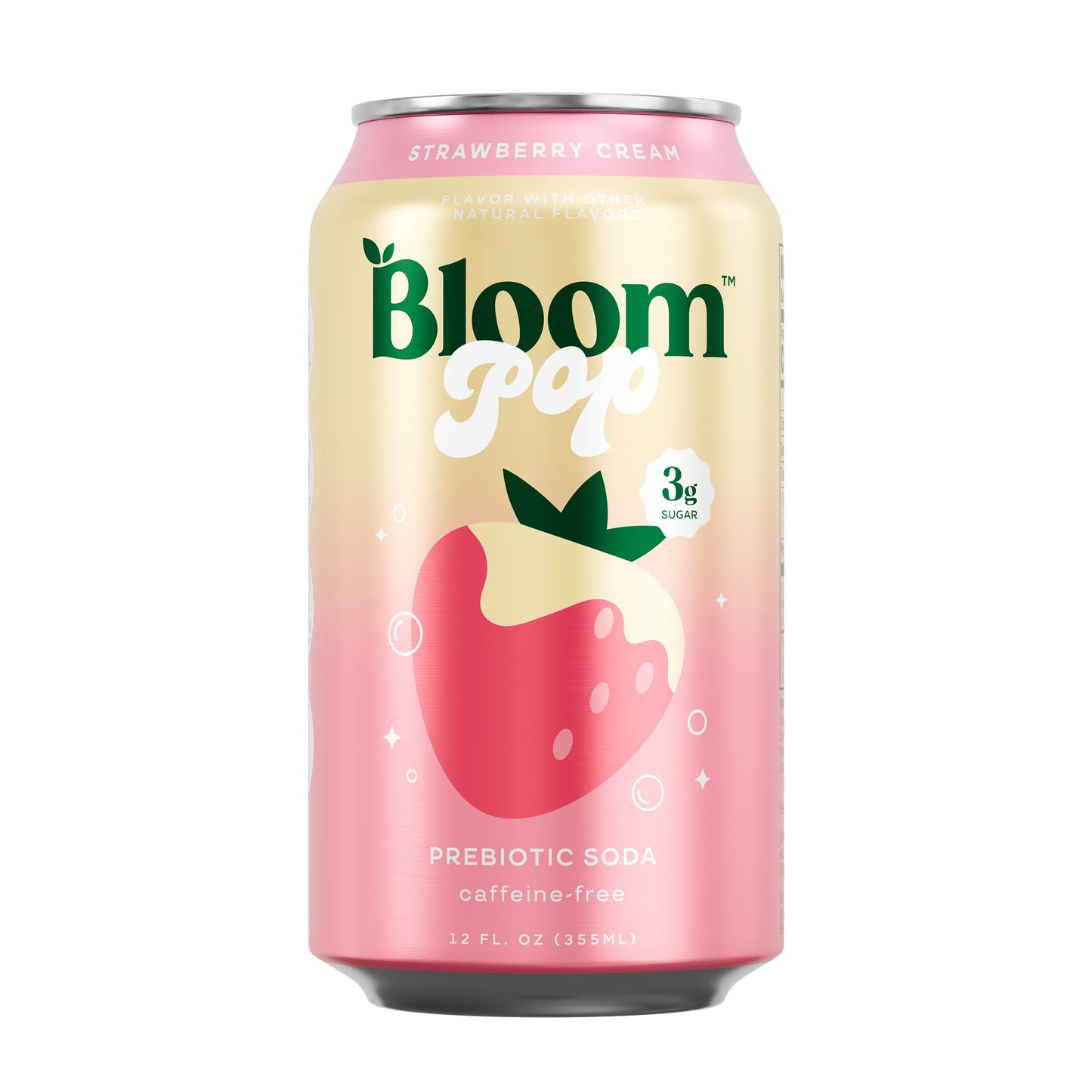 Bloom Pop Prebiotic Soda, Strawberry Cream - 5 pk | Shop authentic international groceries from the USA, UK & Asia in Ghana. Get your favorite snacks, cereals, sauces, and household essentials delivered fast in Accra and across Ghana. Same-day delivery available. WhatsApp: 055-354-7661