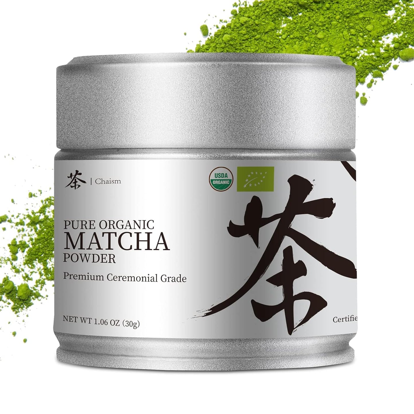 Chaism Organic Matcha Powder - 30 g | Shop authentic international groceries from the USA, UK & Asia in Ghana. Get your favorite snacks, cereals, sauces, and household essentials delivered fast in Accra and across Ghana. Same-day delivery available. WhatsApp: 055-354-7661