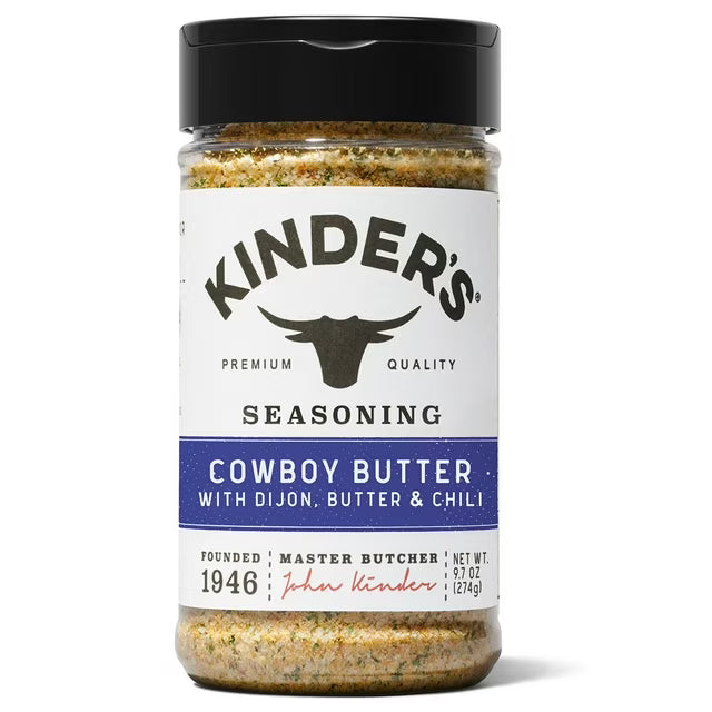 Kinder's Cowboy Butter Seasoning - 274 g | Shop authentic international groceries from the USA, UK & Asia in Ghana. Get your favorite snacks, cereals, sauces, and household essentials delivered fast in Accra and across Ghana. Same-day delivery available. WhatsApp: 055-354-7661