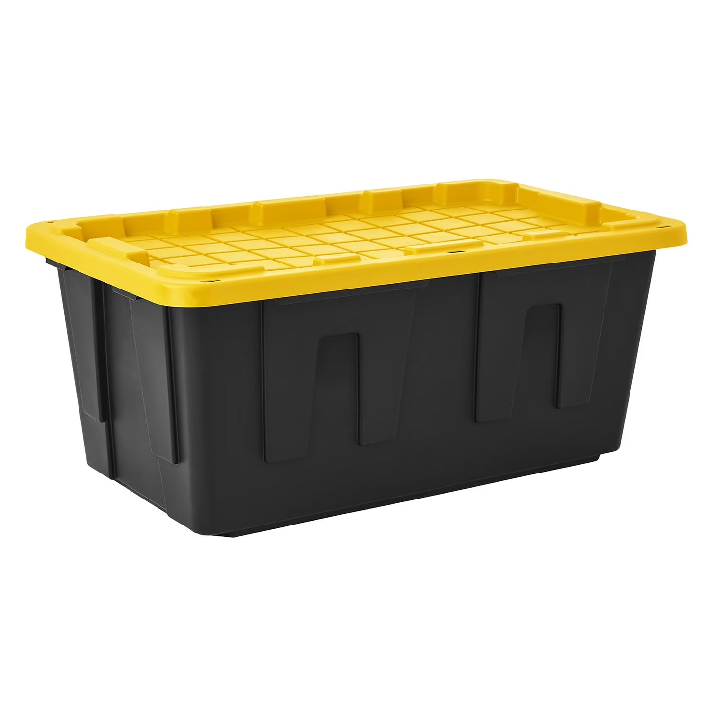 Member's Mark 40 Gallon Heavy-Duty Black and Yellow Storage Tote | Shop authentic international groceries from the USA, UK & Asia in Ghana. Get your favorite snacks, cereals, sauces, and household essentials delivered fast in Accra and across Ghana. Same-day delivery available. WhatsApp: 055-354-7661