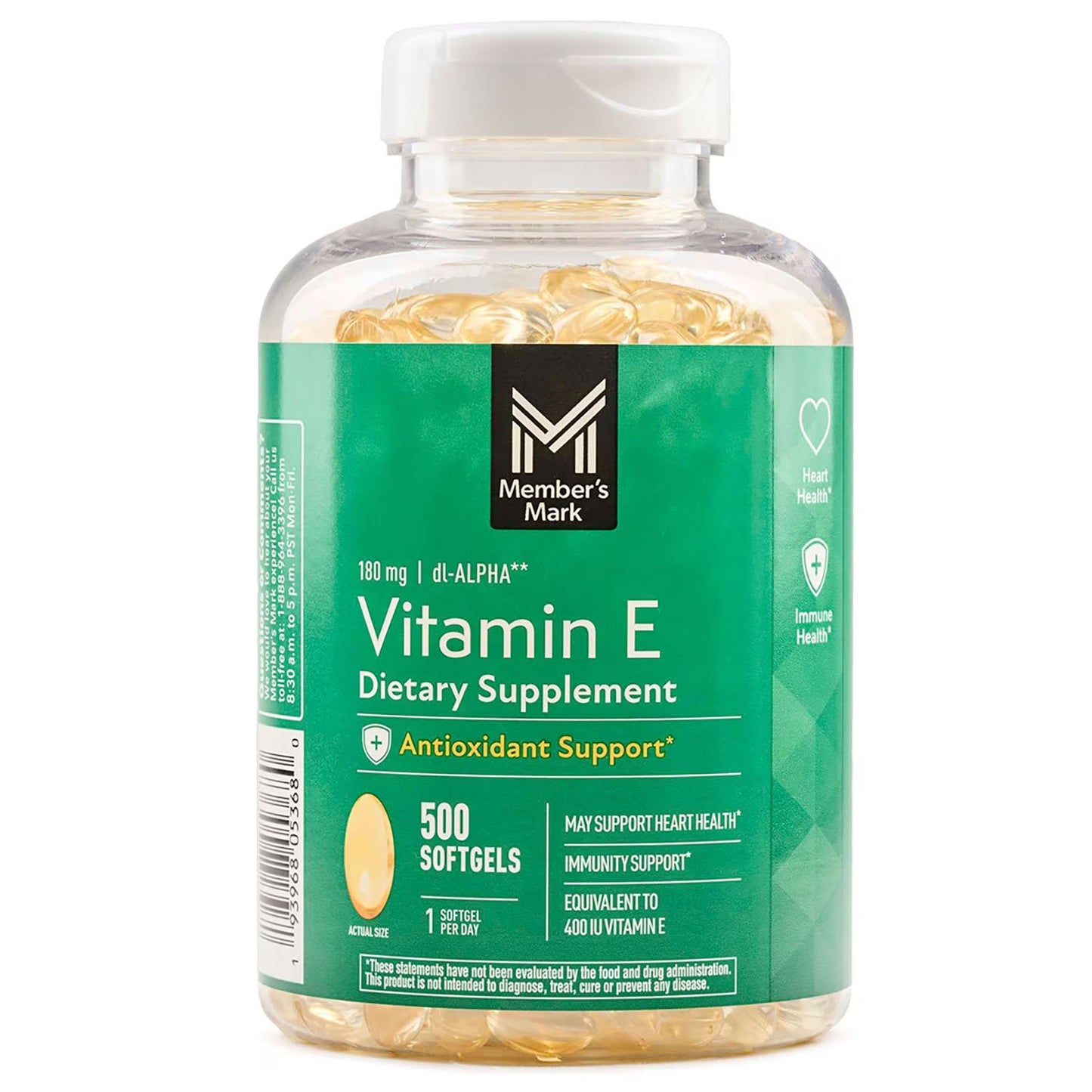 Member's Mark Vitamin E Softgels, 180 mg - 500 ct | Buy American, UK & Asian Groceries in Ghana | Fast Delivery in Accra & Nationwide
Shop authentic international groceries from the USA, UK & Asia in Ghana. Get your favorite snacks, cereals, sauces, and household essentials delivered fast in Accra and across Ghana. Same-day delivery available. WhatsApp: 055-354-7661