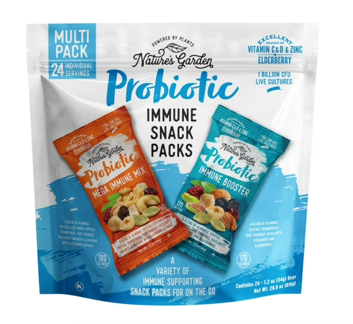 Nature's Garden Probiotic Immune Booster Trail Mix, Variety Pack - 24 pk | Buy American, UK & Asian Groceries in Ghana | Fast Delivery in Accra & Nationwide
Shop authentic international groceries from the USA, UK & Asia in Ghana. Get your favorite snacks, cereals, sauces, and household essentials delivered fast in Accra and across Ghana. Same-day delivery available. WhatsApp: 055-354-7661