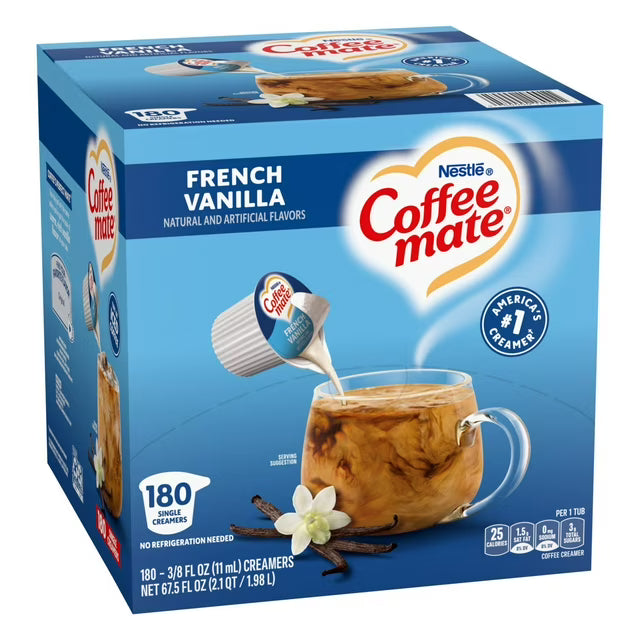 Nestle Coffee-Mate Coffee Liquid Creamer, French Vanilla - 180 ct | Buy American, UK & Asian Groceries in Ghana | Fast Delivery in Accra & Nationwide
Shop authentic international groceries from the USA, UK & Asia in Ghana. Get your favorite snacks, cereals, sauces, and household essentials delivered fast in Accra and across Ghana. Same-day delivery available. WhatsApp: 055-354-7661