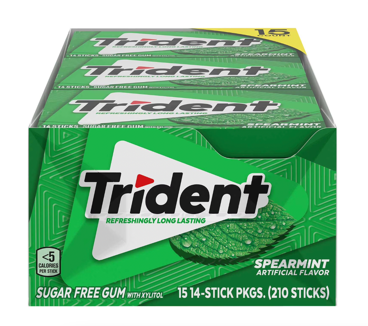 Trident Spearmint Sugar Free Gum - 15 pack | Buy American, UK & Asian Groceries in Ghana | Fast Delivery in Accra & Nationwide
Shop authentic international groceries from the USA, UK & Asia in Ghana. Get your favorite snacks, cereals, sauces, and household essentials delivered fast in Accra and across Ghana. Same-day delivery available. WhatsApp: 055-354-7661