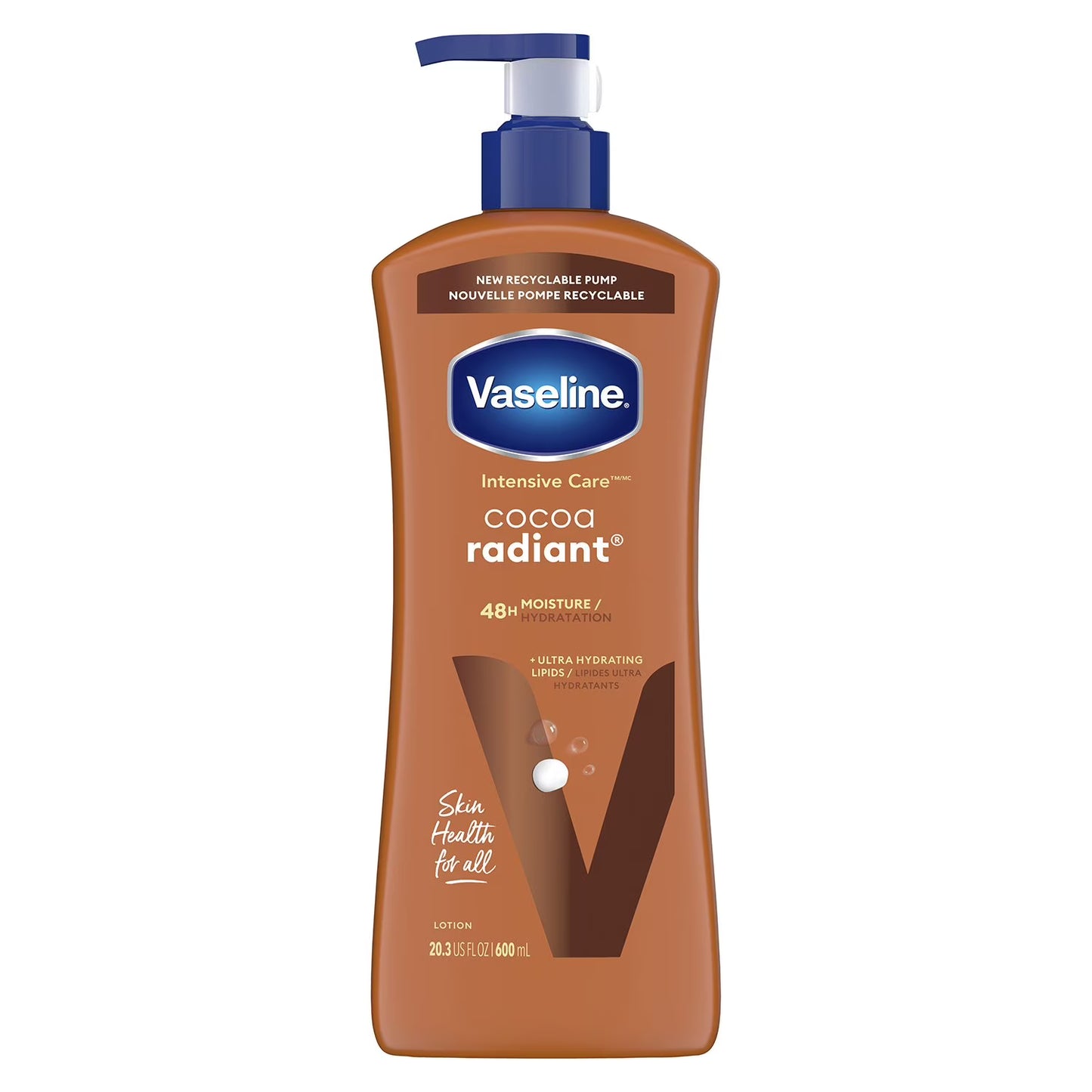 Vaseline Cocoa Radiant Lotion - 600 ml | Shop authentic international groceries from the USA, UK & Asia in Ghana. Get your favorite snacks, cereals, sauces, and household essentials delivered fast in Accra and across Ghana. Same-day delivery available. WhatsApp: 055-354-7661