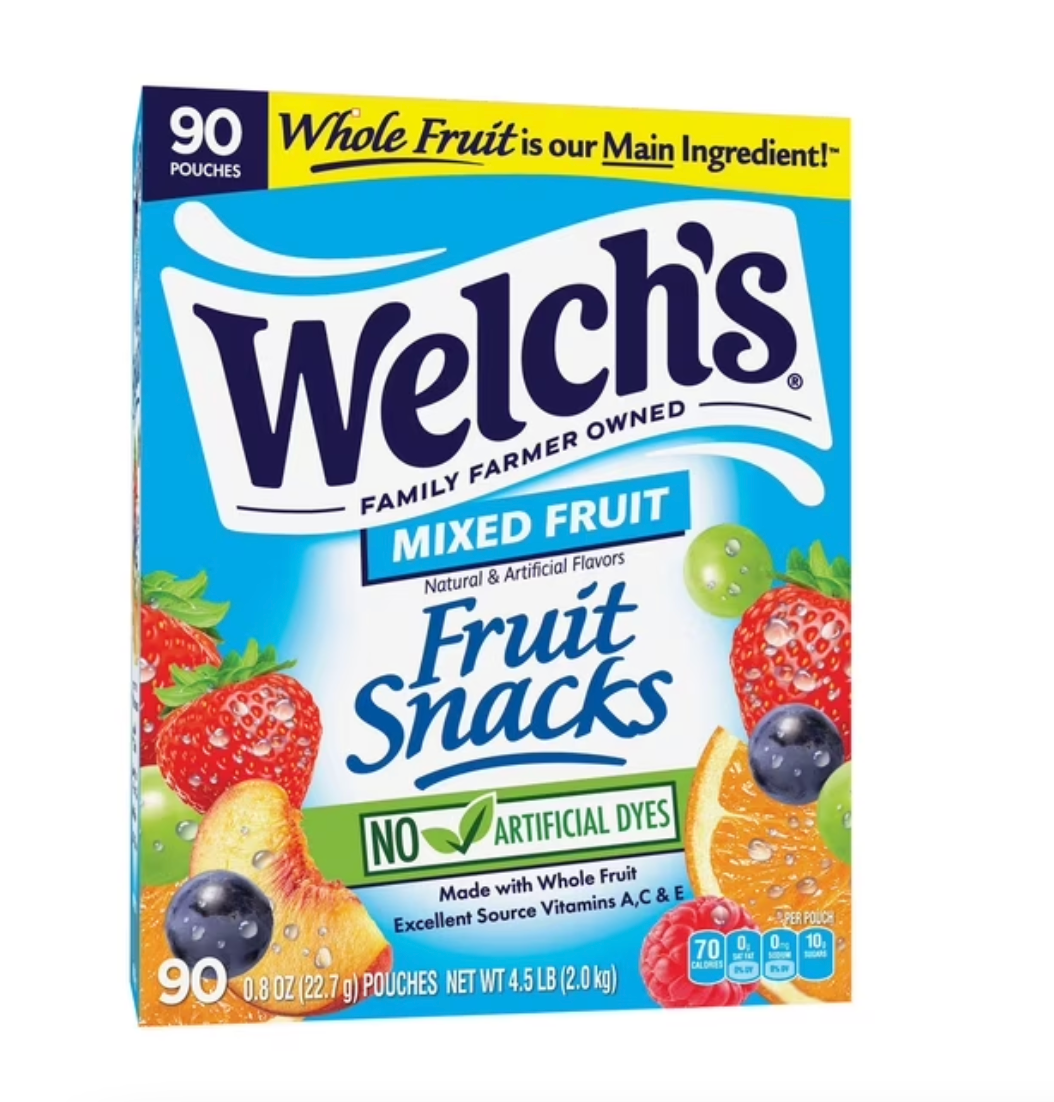 Welch's Mixed Fruit Fruit Snack, 0.8 oz, 90 pk. | Buy American, UK & Asian Groceries in Ghana | Fast Delivery in Accra & Nationwide
Shop authentic international groceries from the USA, UK & Asia in Ghana. Get your favorite snacks, cereals, sauces, and household essentials delivered fast in Accra and across Ghana. Same-day delivery available. WhatsApp: 055-354-7661