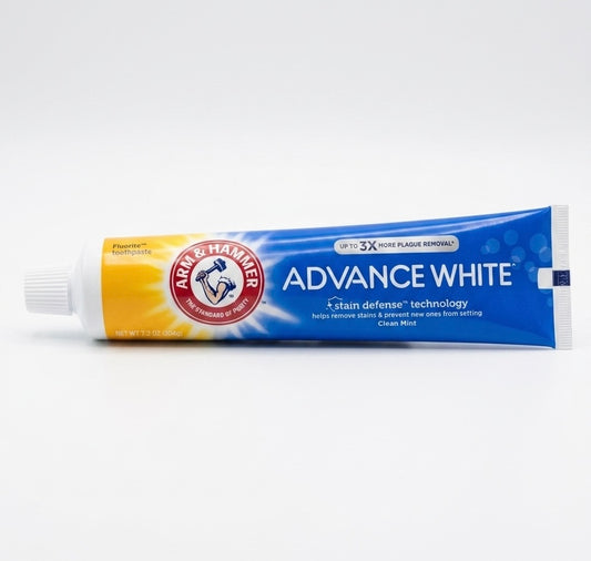 Arm & Hammer Dental Care Advance White Toothpaste - 204 g | Discover authentic flavors at our International Grocery & Ramen Bar, where you can shop a wide selection of groceries from America, Asia, and the UK. We offer a variety of imported snacks, sauces, ramen, beverages, and everyday essentials, along with a build-your-own fresh noodle bowl for a unique and delicious dining experience.