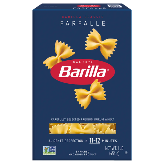 Barilla Farfalle Pasta - 454 g | Buy American, UK & Asian Groceries in Ghana | Fast Delivery in Accra & Nationwide
Shop authentic international groceries from the USA, UK & Asia in Ghana. Get your favorite snacks, cereals, sauces, and household essentials delivered fast in Accra and across Ghana. Same-day delivery available. WhatsApp: 055-354-7661