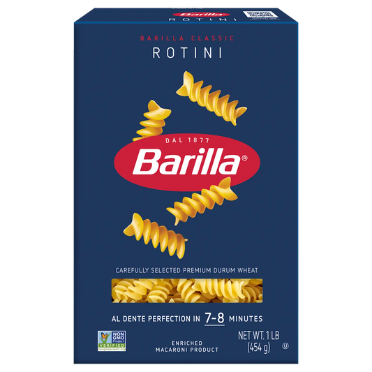 Barilla Rotini Pasta - 454 g | Buy American, UK & Asian Groceries in Ghana | Fast Delivery in Accra & Nationwide
Shop authentic international groceries from the USA, UK & Asia in Ghana. Get your favorite snacks, cereals, sauces, and household essentials delivered fast in Accra and across Ghana. Same-day delivery available. WhatsApp: 055-354-7661