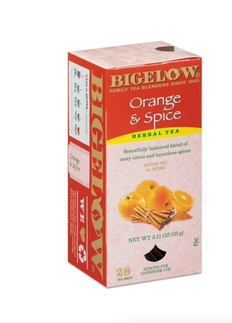 Bigelow Orange & Spice Herbal Tea Bags - 28 ct | Buy American, UK & Asian Groceries in Ghana | Fast Delivery in Accra & Nationwide
Shop authentic international groceries from the USA, UK & Asia in Ghana. Get your favorite snacks, cereals, sauces, and household essentials delivered fast in Accra and across Ghana. Same-day delivery available. WhatsApp: 055-354-7661