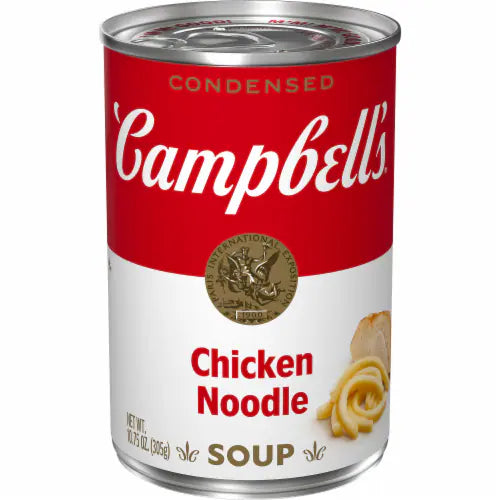 Campbell's Condensed Chicken Noodle Soup - 10.75 oz | Buy American, UK & Asian Groceries in Ghana | Fast Delivery in Accra & Nationwide
Shop authentic international groceries from the USA, UK & Asia in Ghana. Get your favorite snacks, cereals, sauces, and household essentials delivered fast in Accra and across Ghana. Same-day delivery available. WhatsApp: 055-354-7661