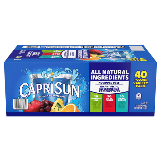Capri Sun Variety Pack - 40 pk | Buy American, UK & Asian Groceries in Ghana | Fast Delivery in Accra & Nationwide
Shop authentic international groceries from the USA, UK & Asia in Ghana. Get your favorite snacks, cereals, sauces, and household essentials delivered fast in Accra and across Ghana. Same-day delivery available. WhatsApp: 055-354-7661