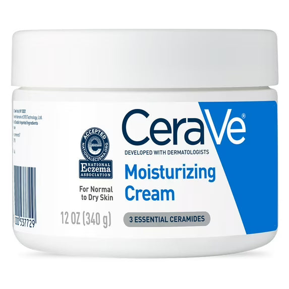 CeraVe Moisturizing Cream For Normal To Dry Skin - 12 oz | Discover authentic flavors at our International Grocery & Ramen Bar, where you can shop a wide selection of groceries from America, Asia, and the UK. We offer a variety of imported snacks, sauces, ramen, beverages, and everyday essentials, along with a build-your-own fresh noodle bowl for a unique and delicious dining experience.