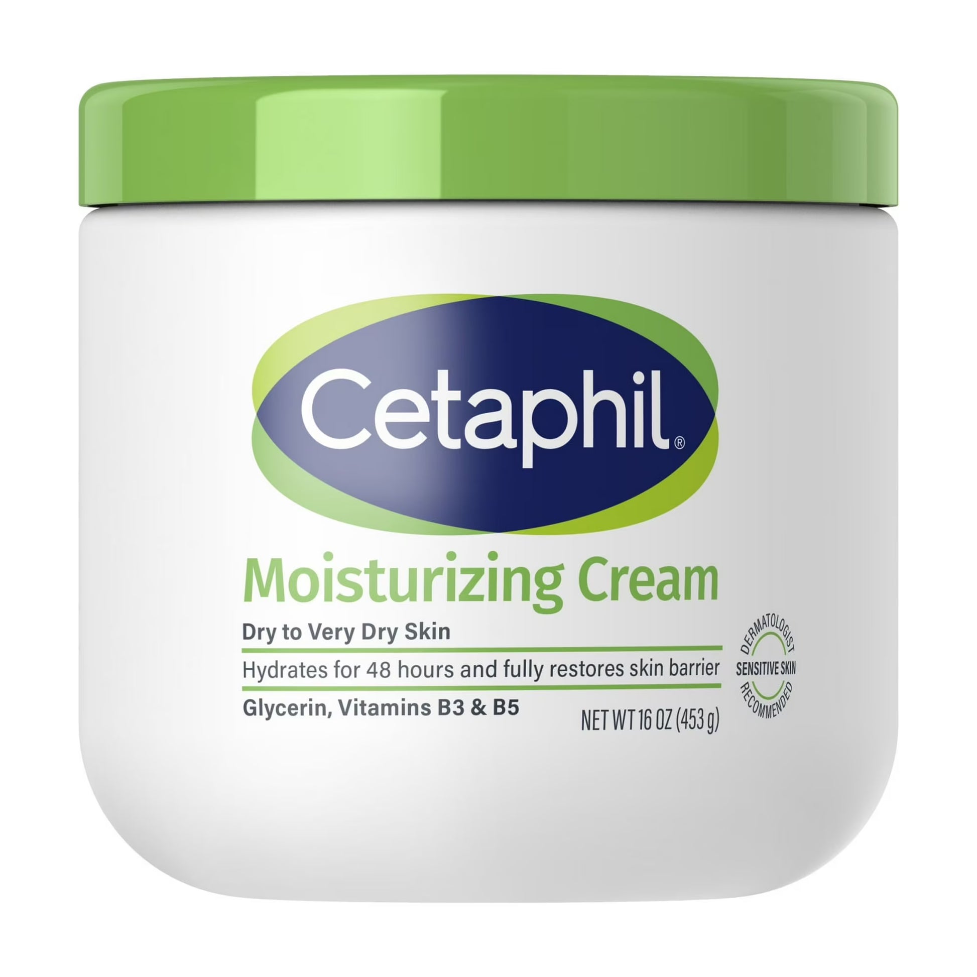 Cetaphil Moisturizing Cream for Dry to Very Dry Skin, Unscented - 453 g | Shop authentic international groceries from the USA, UK & Asia in Ghana. Get your favorite snacks, cereals, sauces, and household essentials delivered fast in Accra and across Ghana. Same-day delivery available. WhatsApp: 055-354-7661