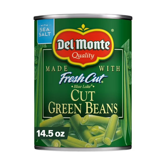 Del Monte Cut Green Beans - 411 g | Shop authentic international groceries from the USA, UK & Asia in Ghana. Get your favorite snacks, cereals, sauces, and household essentials delivered fast in Accra and across Ghana. Same-day delivery available. WhatsApp: 055-354-7661