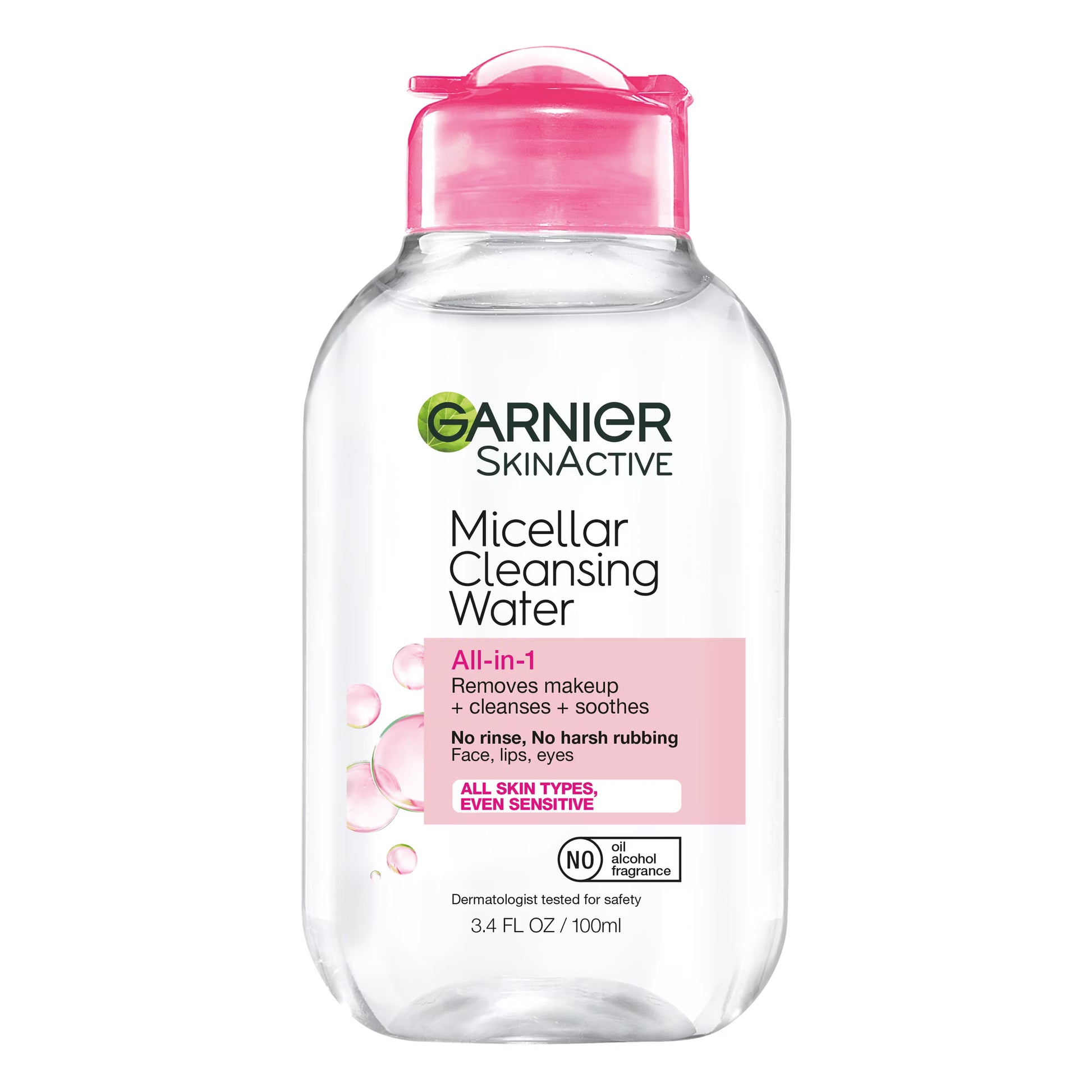 Garnier Micellar Water Hydrating Facial Cleanser & Makeup Remover - 100 ml | Shop authentic international groceries from the USA, UK & Asia in Ghana. Get your favorite snacks, cereals, sauces, and household essentials delivered fast in Accra and across Ghana. Same-day delivery available. WhatsApp: 055-354-7661