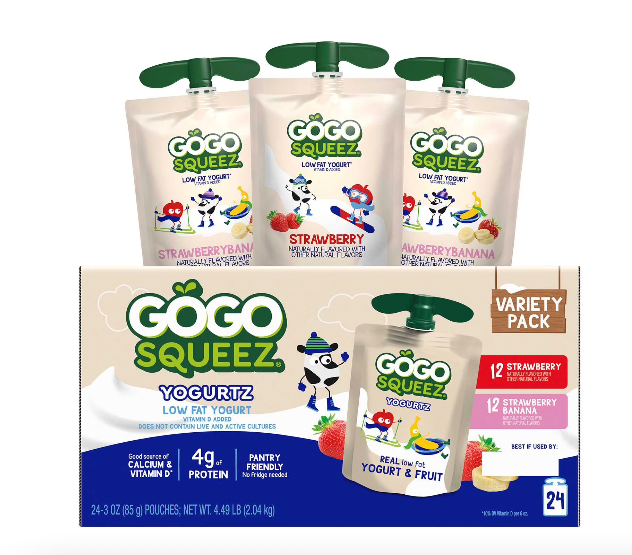 GoGo Squeez Yogurtz Strawberry & Strawberry Banana - 24 pk | Buy American, UK & Asian Groceries in Ghana | Fast Delivery in Accra & Nationwide
Shop authentic international groceries from the USA, UK & Asia in Ghana. Get your favorite snacks, cereals, sauces, and household essentials delivered fast in Accra and across Ghana. Same-day delivery available. WhatsApp: 055-354-7661