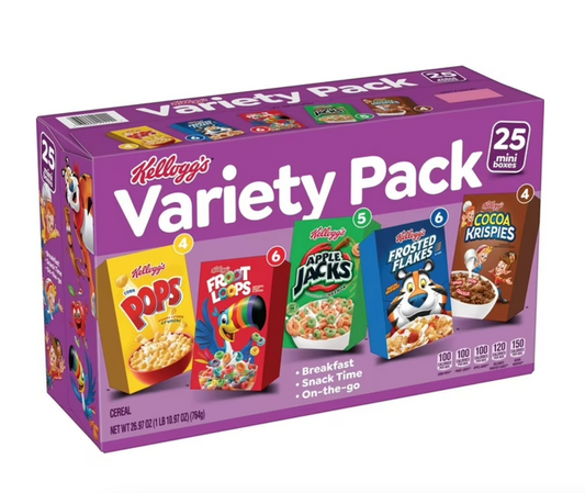 Kellogg's Assorted Cereal Variety Pack - 25 pk. | Buy American, UK & Asian Groceries in Ghana | Fast Delivery in Accra & Nationwide
Shop authentic international groceries from the USA, UK & Asia in Ghana. Get your favorite snacks, cereals, sauces, and household essentials delivered fast in Accra and across Ghana. Same-day delivery available. WhatsApp: 055-354-7661