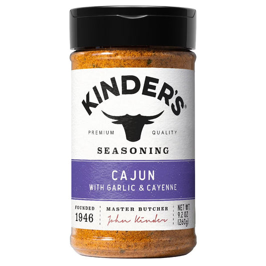 Kinder's Cajun Seasoning - 260 g | Shop authentic international groceries from the USA, UK & Asia in Ghana. Get your favorite snacks, cereals, sauces, and household essentials delivered fast in Accra and across Ghana. Same-day delivery available. WhatsApp: 055-354-7661