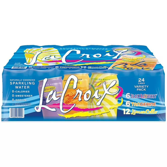 LaCroix Sparkling Water Variety Pack - 24 pk | Shop authentic international groceries from the USA, UK & Asia in Ghana. Get your favorite snacks, cereals, sauces, and household essentials delivered fast in Accra and across Ghana. Same-day delivery available. WhatsApp: 055-354-7661