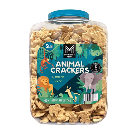 Member's Mark Animal Crackers - 2.27 kg | Shop authentic international groceries from the USA, UK & Asia in Ghana. Get your favorite snacks, cereals, sauces, and household essentials delivered fast in Accra and across Ghana. Same-day delivery available. WhatsApp: 055-354-7661