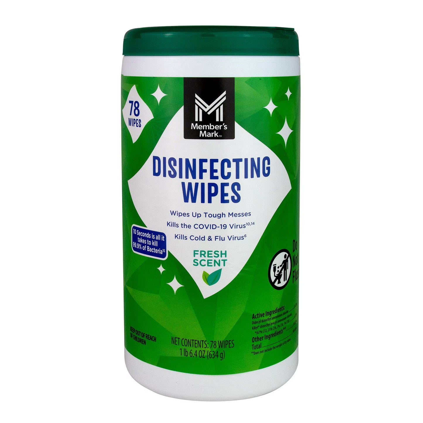 Member's Mark Disinfecting Wipes, Fresh Scent - 78 Wipes | Shop authentic international groceries from the USA, UK & Asia in Ghana. Get your favorite snacks, cereals, sauces, and household essentials delivered fast in Accra and across Ghana. Same-day delivery available. WhatsApp: 055-354-7661