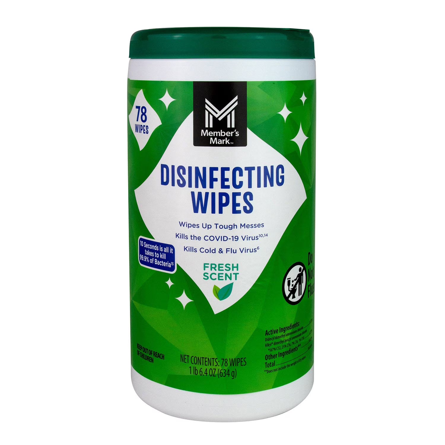 Member's Mark Disinfecting Wipes, Fresh Scent - 78 Wipes | Shop authentic international groceries from the USA, UK & Asia in Ghana. Get your favorite snacks, cereals, sauces, and household essentials delivered fast in Accra and across Ghana. Same-day delivery available. WhatsApp: 055-354-7661