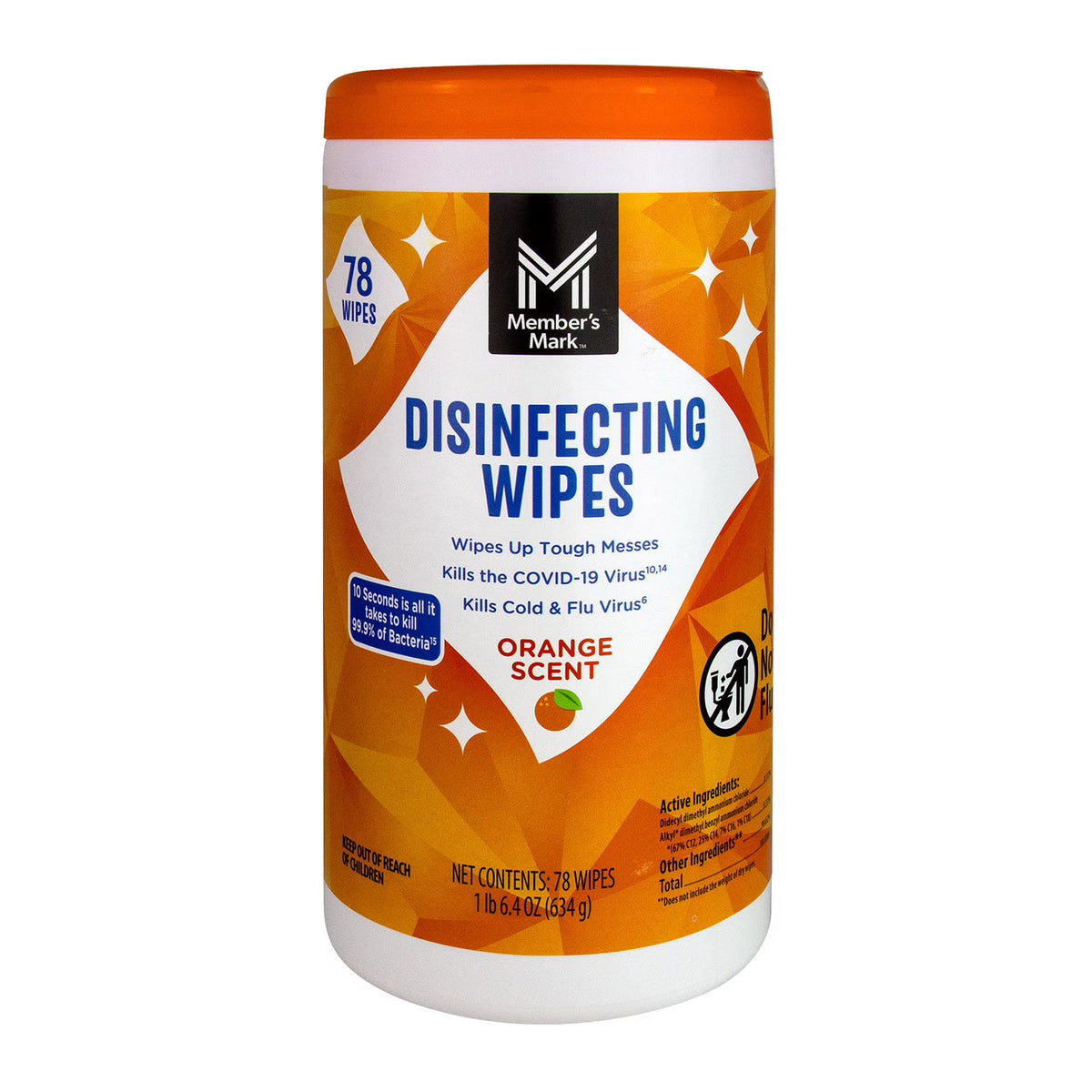 Member's Mark Disinfecting Wipes, Orange Scent - 78 Wipes | Shop authentic international groceries from the USA, UK & Asia in Ghana. Get your favorite snacks, cereals, sauces, and household essentials delivered fast in Accra and across Ghana. Same-day delivery available. WhatsApp: 055-354-7661