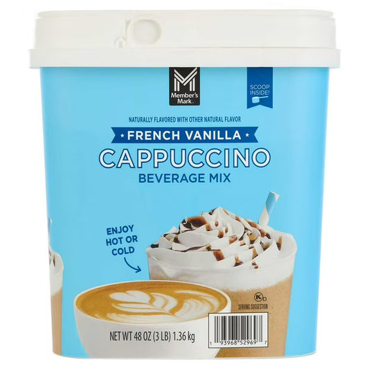 Member's Mark French Vanilla Cappuccino Beverage Mix - 3 lb | Buy American, UK & Asian Groceries in Ghana | Fast Delivery in Accra & Nationwide
Shop authentic international groceries from the USA, UK & Asia in Ghana. Get your favorite snacks, cereals, sauces, and household essentials delivered fast in Accra and across Ghana. Same-day delivery available. WhatsApp: 055-354-7661