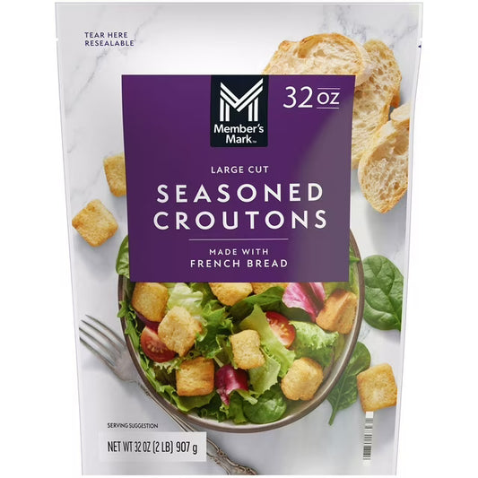 Member's Mark Seasoned Croutons - 32 oz | Buy American, UK & Asian Groceries in Ghana | Fast Delivery in Accra & Nationwide
Shop authentic international groceries from the USA, UK & Asia in Ghana. Get your favorite snacks, cereals, sauces, and household essentials delivered fast in Accra and across Ghana. Same-day delivery available. WhatsApp: 055-354-7661