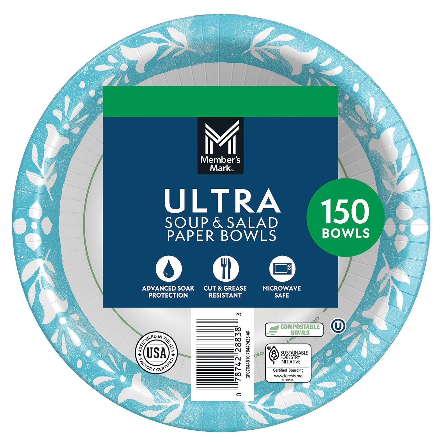 Member's Mark Ultra Soup/Salad Paper Bowls - 150 ct. | Shop authentic international groceries from the USA, UK & Asia in Ghana. Get your favorite snacks, cereals, sauces, and household essentials delivered fast in Accra and across Ghana. Same-day delivery available. WhatsApp: 055-354-7661