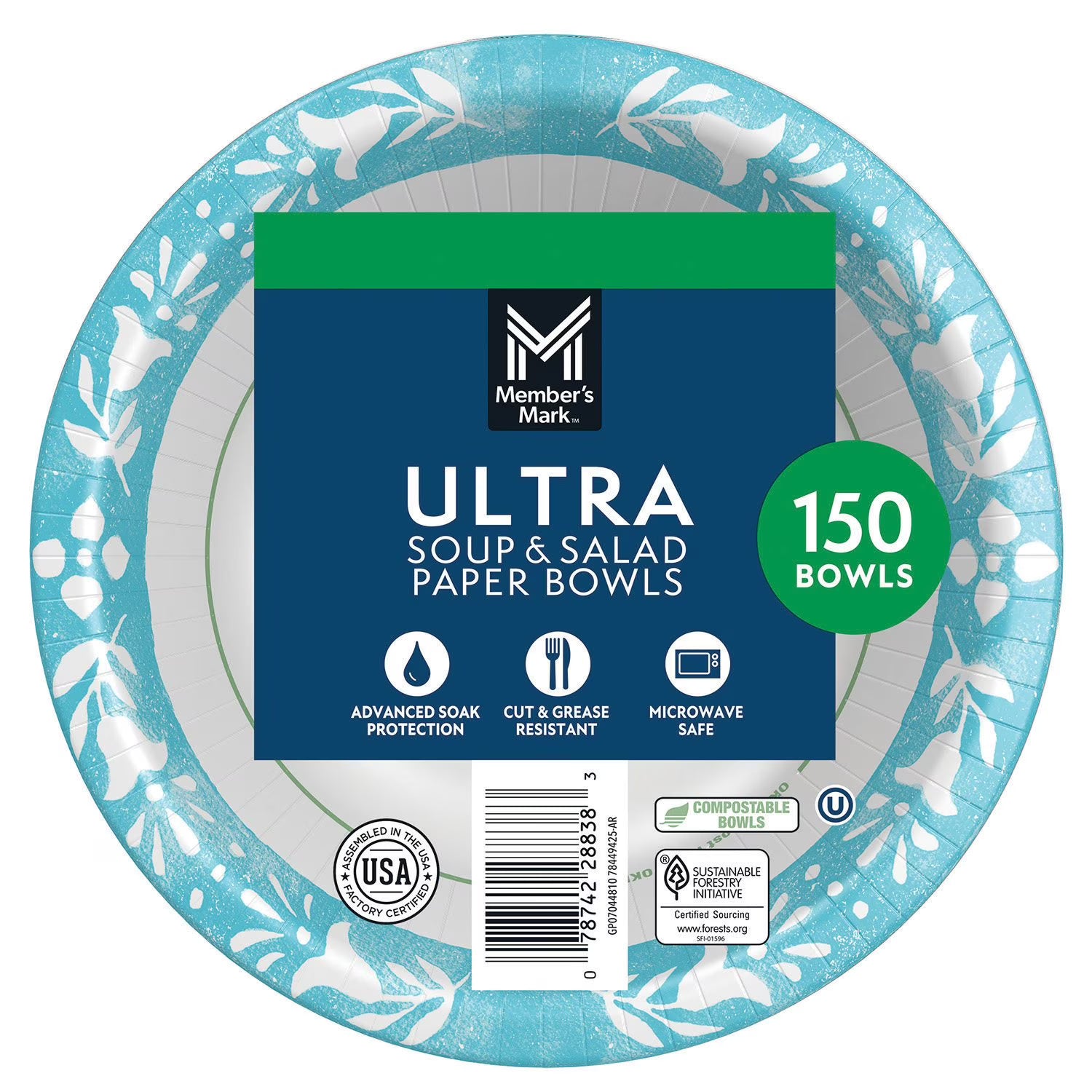 Member's Mark Ultra Soup/Salad Paper Bowls - 150 ct. | Shop authentic international groceries from the USA, UK & Asia in Ghana. Get your favorite snacks, cereals, sauces, and household essentials delivered fast in Accra and across Ghana. Same-day delivery available. WhatsApp: 055-354-7661