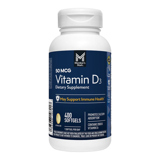 Member's Mark Vitamin D3, 50 mcg - 400 ct | Buy American, UK & Asian Groceries in Ghana | Fast Delivery in Accra & Nationwide
Shop authentic international groceries from the USA, UK & Asia in Ghana. Get your favorite snacks, cereals, sauces, and household essentials delivered fast in Accra and across Ghana. Same-day delivery available. WhatsApp: 055-354-7661