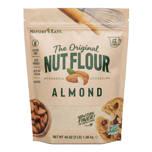 Nature's Eats Blanched Almond Nut Flour - 48 oz | Buy American, UK & Asian Groceries in Ghana | Fast Delivery in Accra & Nationwide
Shop authentic international groceries from the USA, UK & Asia in Ghana. Get your favorite snacks, cereals, sauces, and household essentials delivered fast in Accra and across Ghana. Same-day delivery available. WhatsApp: 055-354-7661