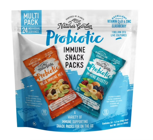 Nature's Garden Probiotic Immune Booster Trail Mix, Variety Pack - 24 pk | Buy American, UK & Asian Groceries in Ghana | Fast Delivery in Accra & Nationwide
Shop authentic international groceries from the USA, UK & Asia in Ghana. Get your favorite snacks, cereals, sauces, and household essentials delivered fast in Accra and across Ghana. Same-day delivery available. WhatsApp: 055-354-7661