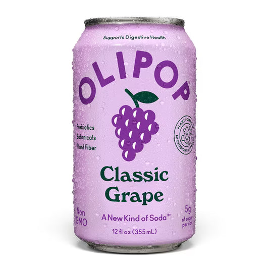 Olipop A New Kind of Soda, Classic Grape - 5 pk | Shop authentic international groceries from the USA, UK & Asia in Ghana. Get your favorite snacks, cereals, sauces, and household essentials delivered fast in Accra and across Ghana. Same-day delivery available. WhatsApp: 055-354-7661