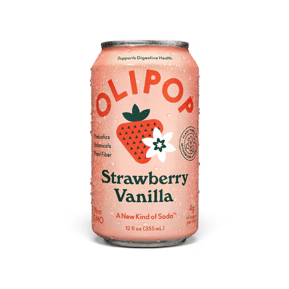 Olipop A New Kind of Soda, Strawberry Vanilla - 5 pk | Shop authentic international groceries from the USA, UK & Asia in Ghana. Get your favorite snacks, cereals, sauces, and household essentials delivered fast in Accra and across Ghana. Same-day delivery available. WhatsApp: 055-354-7661