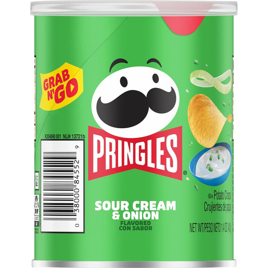 Pringles Grab N’ Go Sour Cream & Onion - 1.4 oz | Buy American, UK & Asian Groceries in Ghana | Fast Delivery in Accra & Nationwide
Shop authentic international groceries from the USA, UK & Asia in Ghana. Get your favorite snacks, cereals, sauces, and household essentials delivered fast in Accra and across Ghana. Same-day delivery available. WhatsApp: 055-354-7661