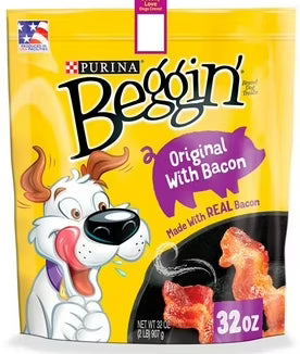 Purina Beggin' Strips Dog Treats, Bacon & Bacon Flavor - 907 g | Shop authentic international groceries from the USA, UK & Asia in Ghana. Get your favorite snacks, cereals, sauces, and household essentials delivered fast in Accra and across Ghana. Same-day delivery available. WhatsApp: 055-354-7661
