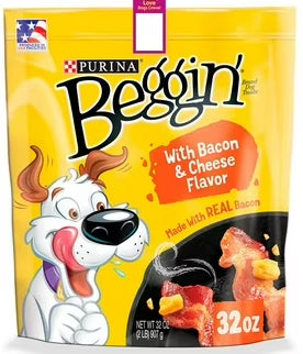 Purina Beggin' Strips Dog Treats, Bacon & Cheese Flavor - 907 g | Shop authentic international groceries from the USA, UK & Asia in Ghana. Get your favorite snacks, cereals, sauces, and household essentials delivered fast in Accra and across Ghana. Same-day delivery available. WhatsApp: 055-354-7661