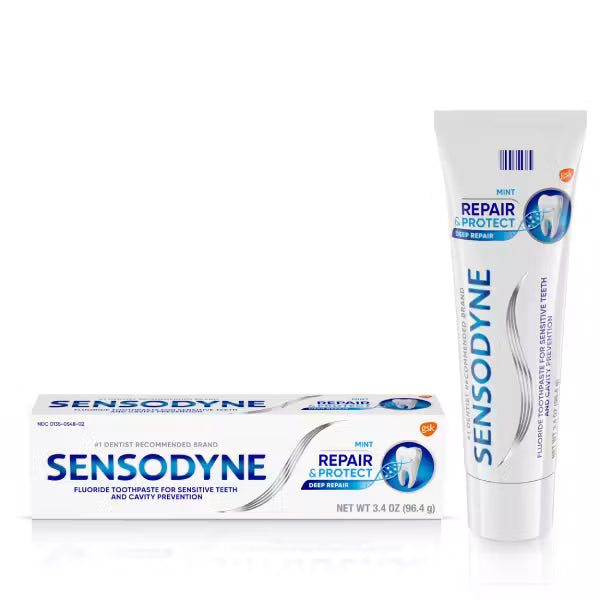 Sensodyne Repair & Protect Toothpaste for Sensitive Teeth - 96.4g | Shop authentic international groceries from the USA, UK & Asia in Ghana. Get your favorite snacks, cereals, sauces, and household essentials delivered fast in Accra and across Ghana. Same-day delivery available. WhatsApp: 055-354-7661