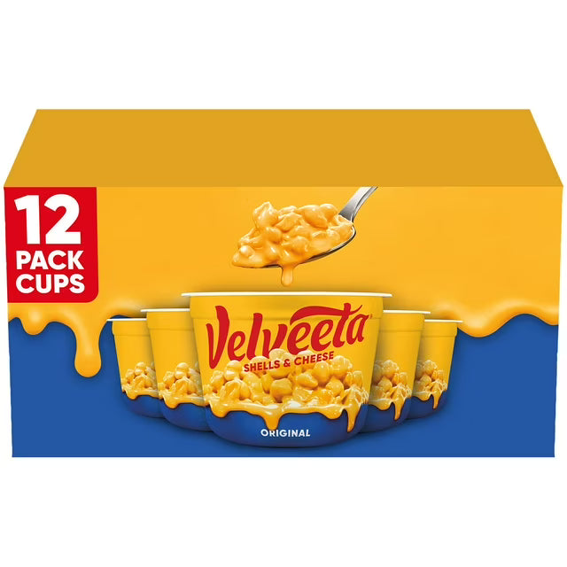 Velveeta Shells and Cheese Original Microwavable Sauce Cups - 12 pk | Buy American, UK & Asian Groceries in Ghana | Fast Delivery in Accra & Nationwide
Shop authentic international groceries from the USA, UK & Asia in Ghana. Get your favorite snacks, cereals, sauces, and household essentials delivered fast in Accra and across Ghana. Same-day delivery available. WhatsApp: 055-354-7661